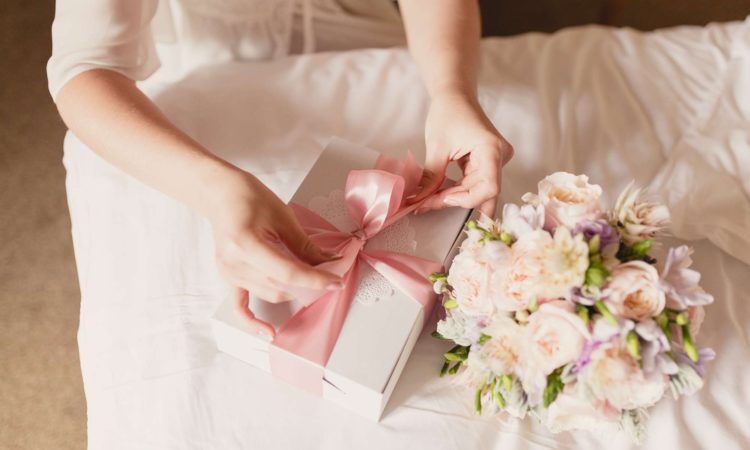 Bride and groom gift exchange ideas